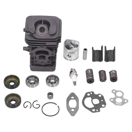 39mm Cylinder Piston Kit Chainsaw Cylinder Needle Bearing Spring Set for Husqvarna 235 236 236E 240 240E V1294-YM0523-3111210385011