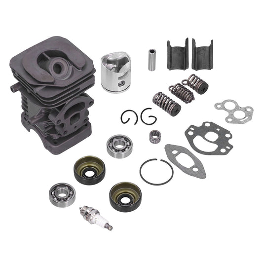 39mm Cylinder Piston Kit Chainsaw Cylinder Needle Bearing Spring Set for Husqvarna 235 236 236E 240 240E V1294-YM0523-3111210385011