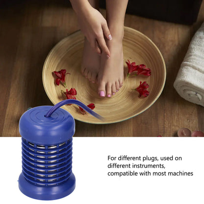 Hydrotherapy Ion Head Detachable Washable Foot Bath Ion Head Detox Array Stainless Steel Ion HeadHerba Blue V1294-YM0523-3111210385212