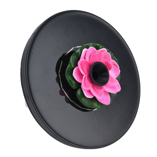 Lotus Solar Fountain Water Pump Floating Mini Solar Powered Water Fountain for Birdbaths Garden Pond Pool V1294-YM0523-3111210385712