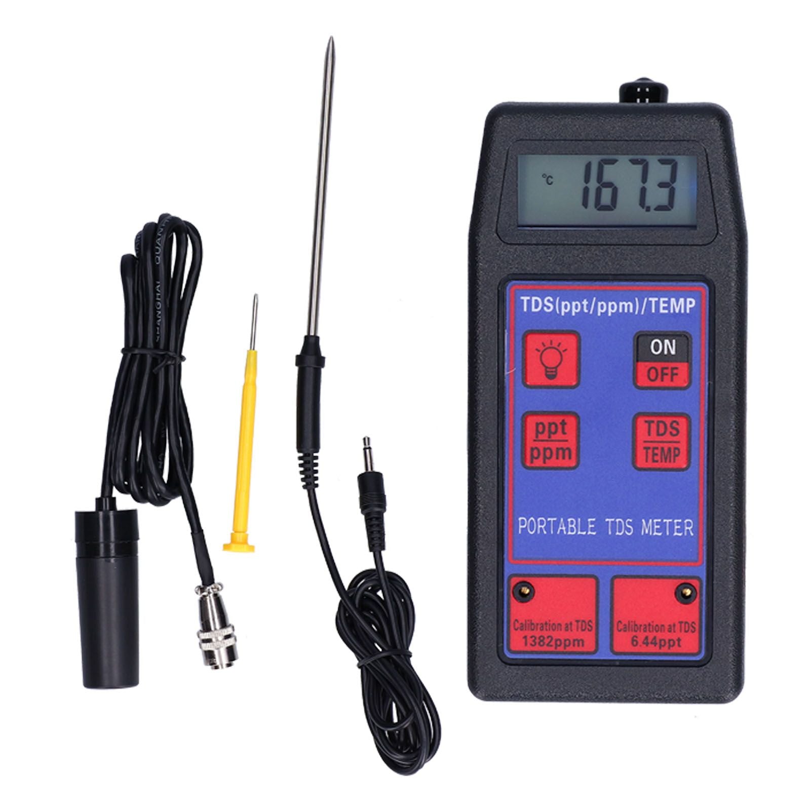 TDS-8426 2 in 1 TDS Temperature Tester Portable Water Quality Analyzer for Swimming Pool Aquarium Hydroponics V1294-YM0523-3111210386011