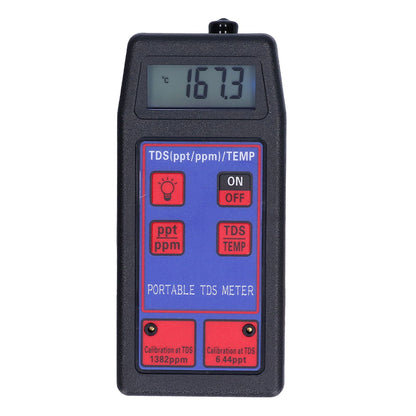 TDS-8426 2 in 1 TDS Temperature Tester Portable Water Quality Analyzer for Swimming Pool Aquarium Hydroponics V1294-YM0523-3111210386011