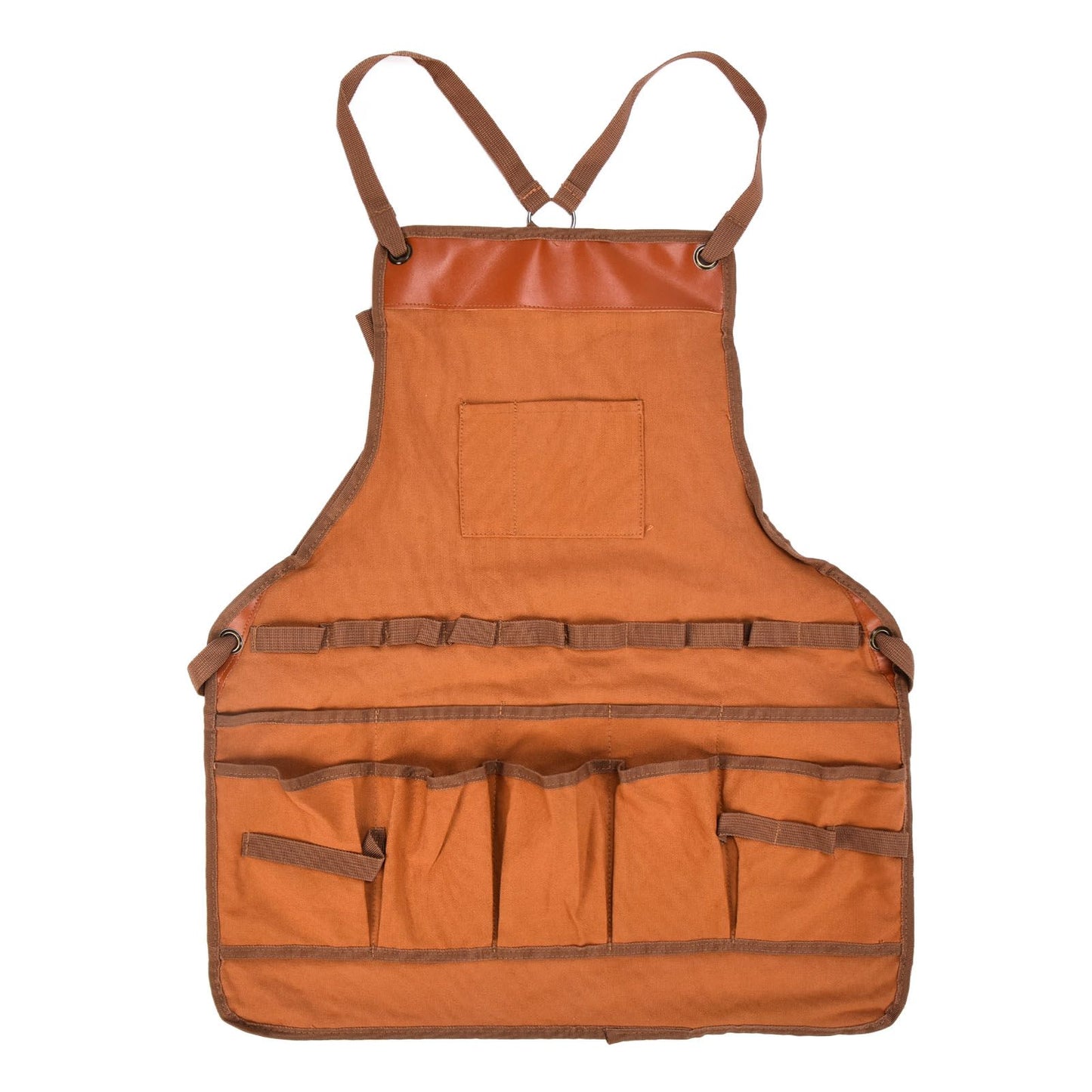 Outdoor Canvas Apron Multifunctional Woodworking Apron for Gardening Camping Barbecue V1294-YM0523-3111210386211