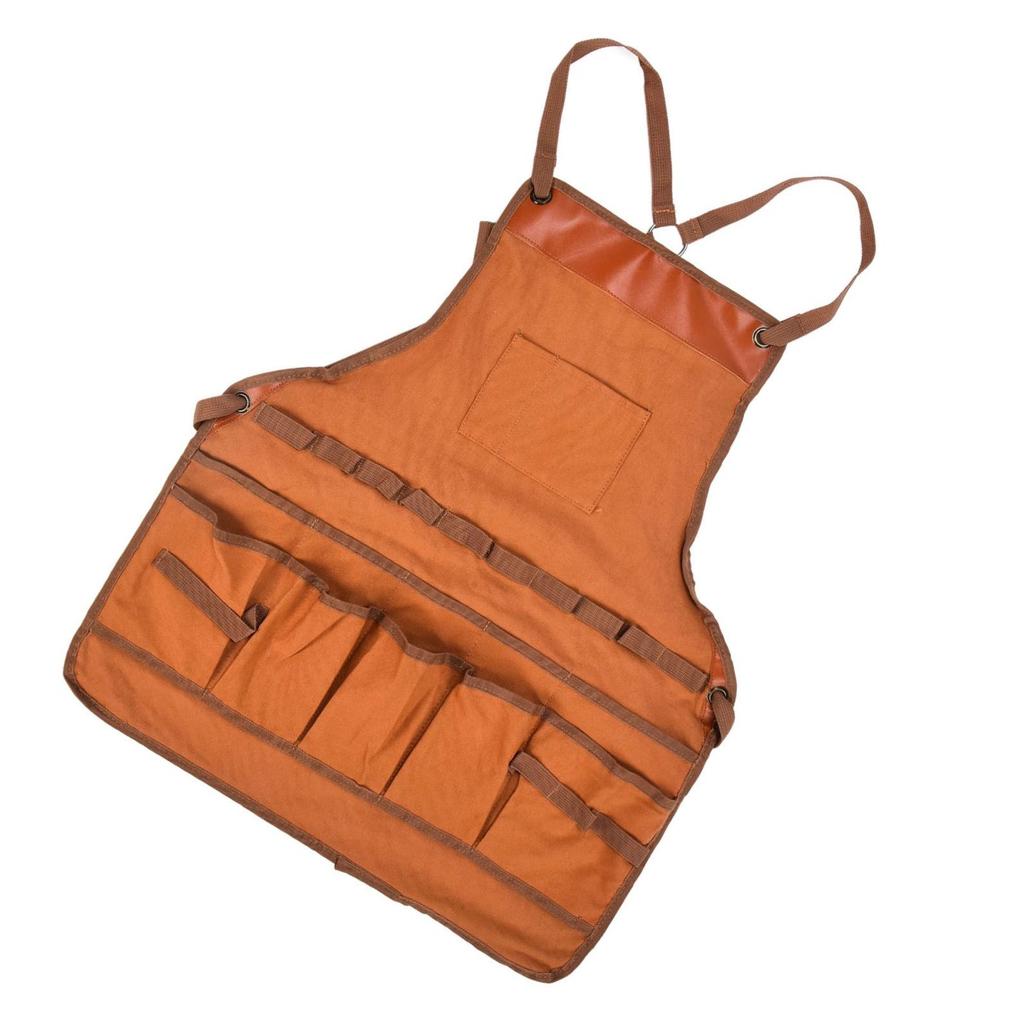 Outdoor Canvas Apron Multifunctional Woodworking Apron for Gardening Camping Barbecue V1294-YM0523-3111210386211