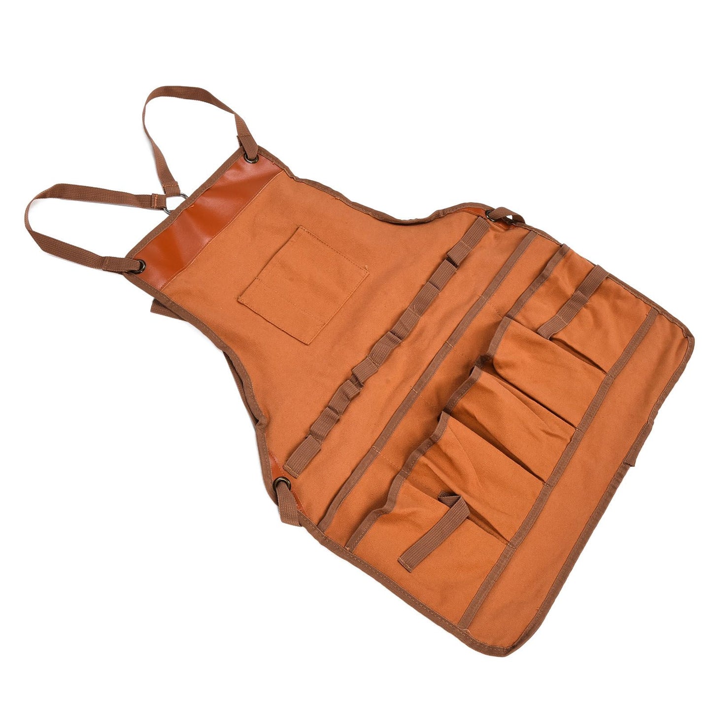 Outdoor Canvas Apron Multifunctional Woodworking Apron for Gardening Camping Barbecue V1294-YM0523-3111210386211