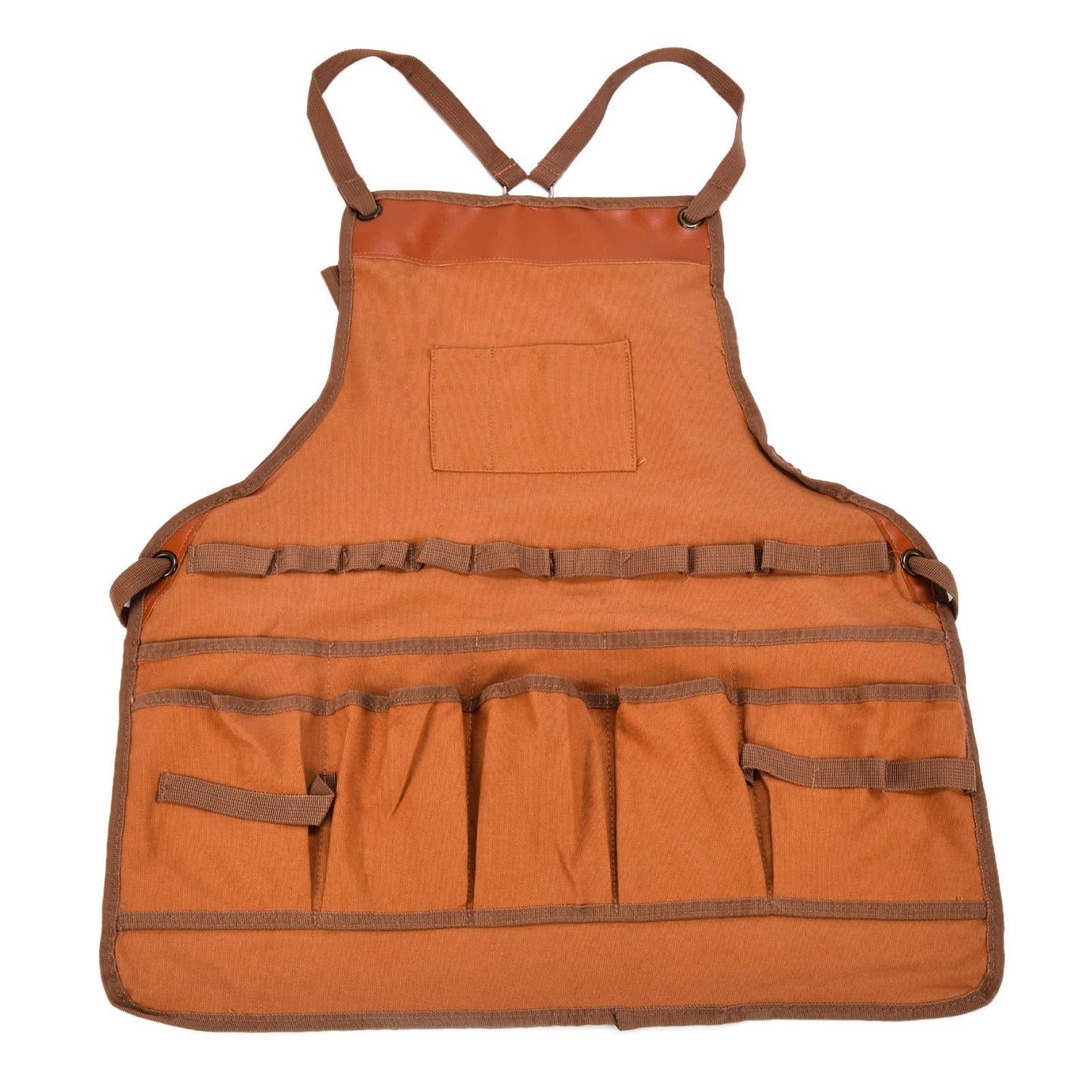 Outdoor Canvas Apron Multifunctional Woodworking Apron for Gardening Camping Barbecue V1294-YM0523-3111210386211