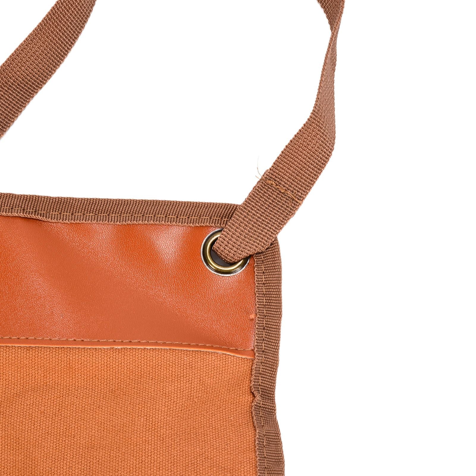 Outdoor Canvas Apron Multifunctional Woodworking Apron for Gardening Camping Barbecue V1294-YM0523-3111210386211