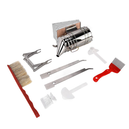 Beekeeping Tool Kit Comb Frame Clip Red Needle Knife Water Feeder Bee Brush Scraper Bee Smoker Queen Bee V1294-YM0523-3111210386711
