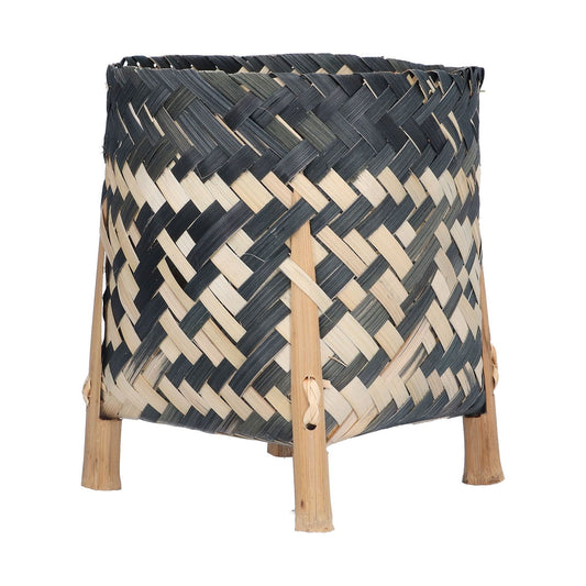 Handwoven Basket Northern Europe Style Bamboo Weaving Plant Basket for Home Decoration V1294-YM0523-3111210387011
