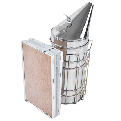 8Pcs/Set Beekeeping Kit Bee Brush Scraper Frame Clip Wire Embedder Beehive Smoker Queen Bee Cage Uncapping V1294-YM0523-3111210387511