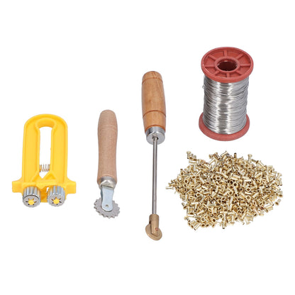 Beekeeping Starter Tools Kit Wire Embedder Beehive Wire Tensioner with Copper Eyelets Iron Wires V1294-YM0523-3111210388111
