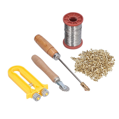 Beekeeping Starter Tools Kit Wire Embedder Beehive Wire Tensioner with Copper Eyelets Iron Wires V1294-YM0523-3111210388111