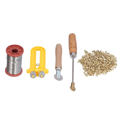 Beekeeping Starter Tools Kit Wire Embedder Beehive Wire Tensioner with Copper Eyelets Iron Wires V1294-YM0523-3111210388111
