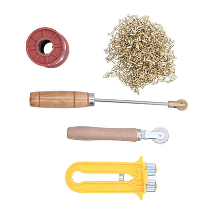 Beekeeping Starter Tools Kit Wire Embedder Beehive Wire Tensioner with Copper Eyelets Iron Wires V1294-YM0523-3111210388111