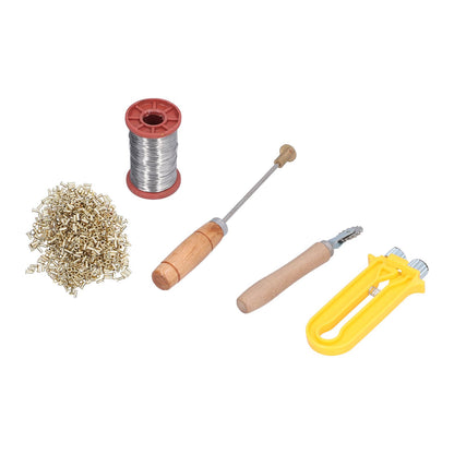 Beekeeping Starter Tools Kit Wire Embedder Beehive Wire Tensioner with Copper Eyelets Iron Wires V1294-YM0523-3111210388111