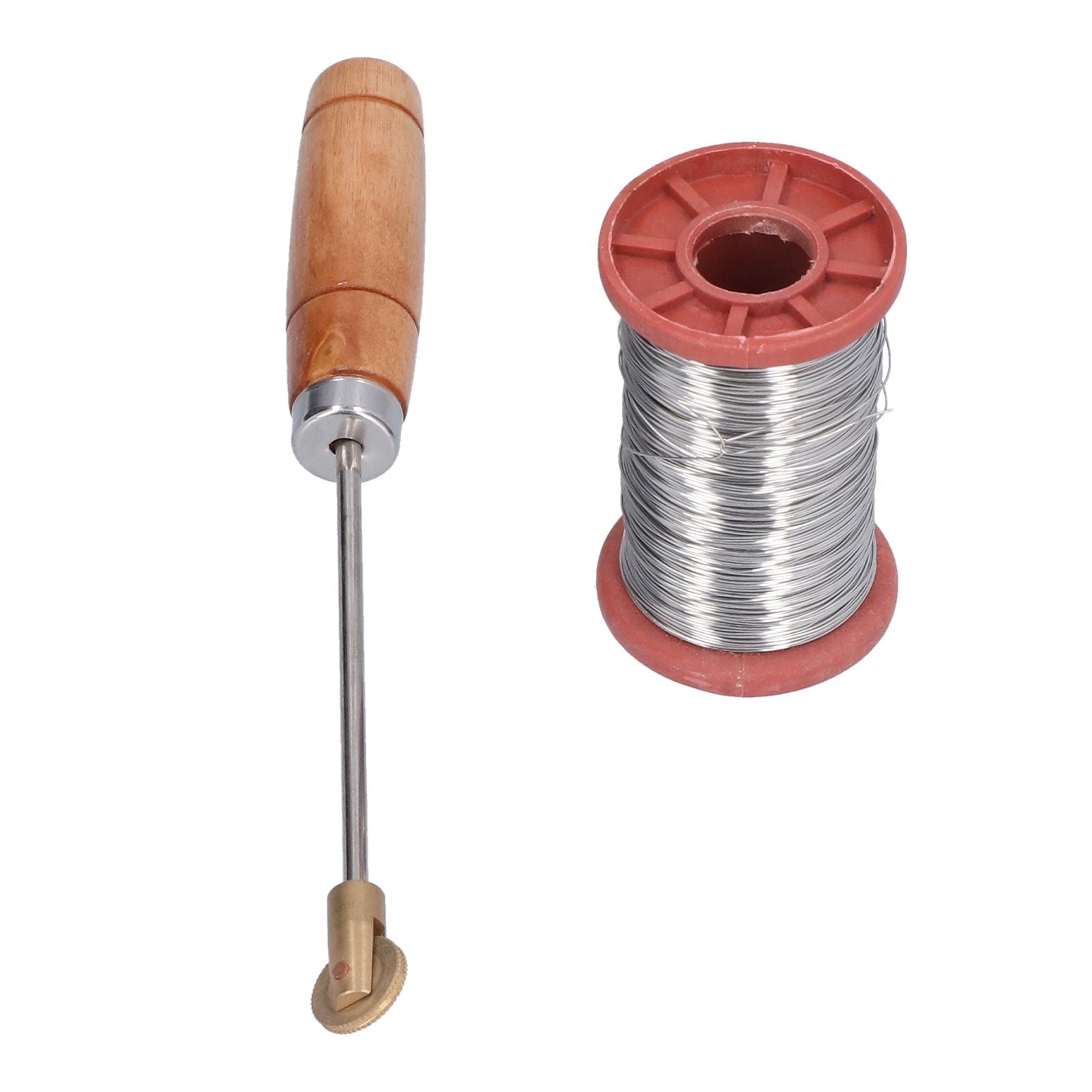 Beekeeping Starter Tools Kit Wire Embedder Beehive Wire Tensioner with Copper Eyelets Iron Wires V1294-YM0523-3111210388111