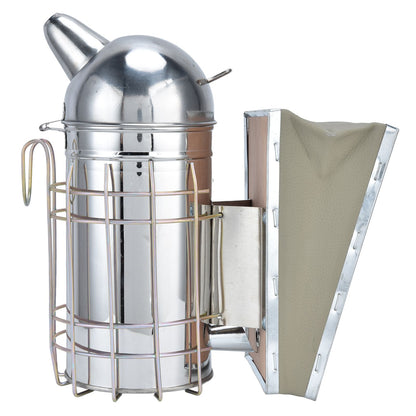 Pointed Beehive Smoker Stainless Steel Beekeeping Equipment Apiculture Tool for Outdoor Bee House V1294-YM0523-3111210388511