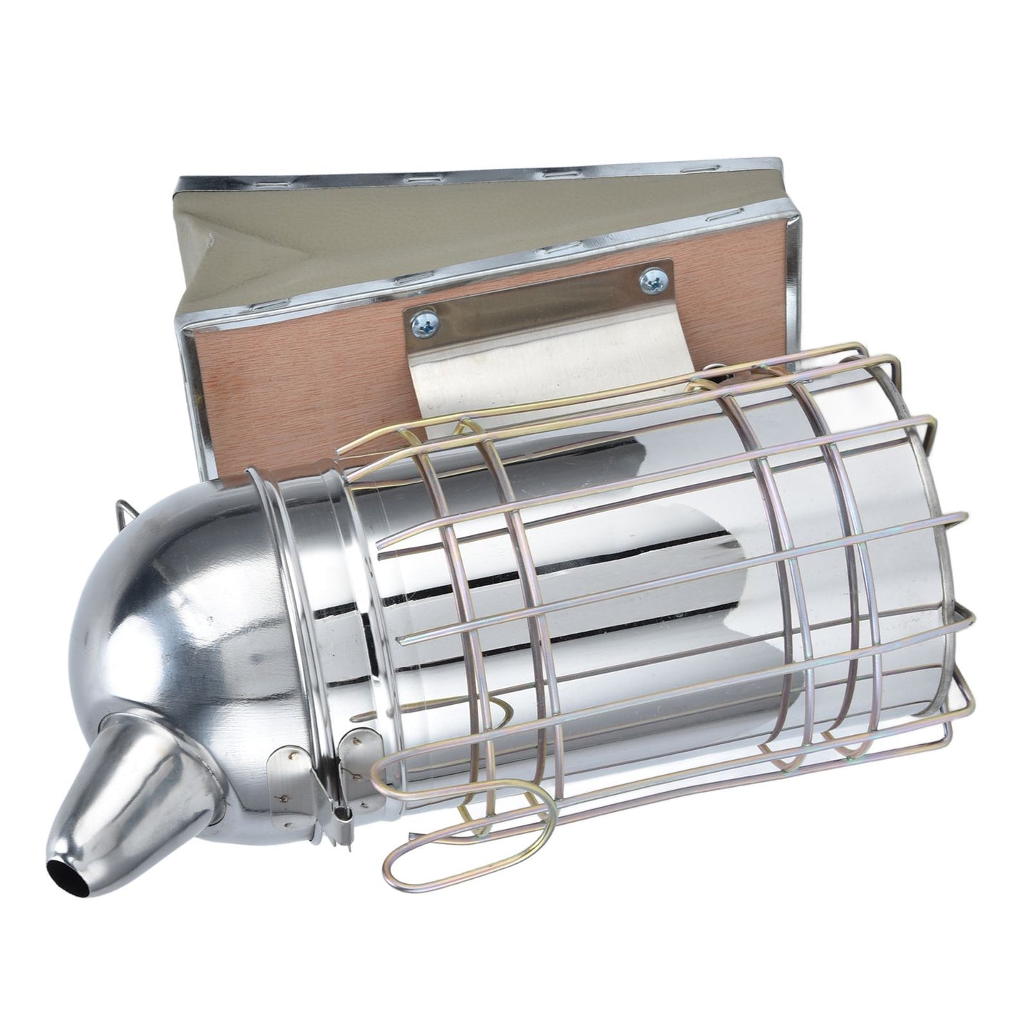 Pointed Beehive Smoker Stainless Steel Beekeeping Equipment Apiculture Tool for Outdoor Bee House V1294-YM0523-3111210388511