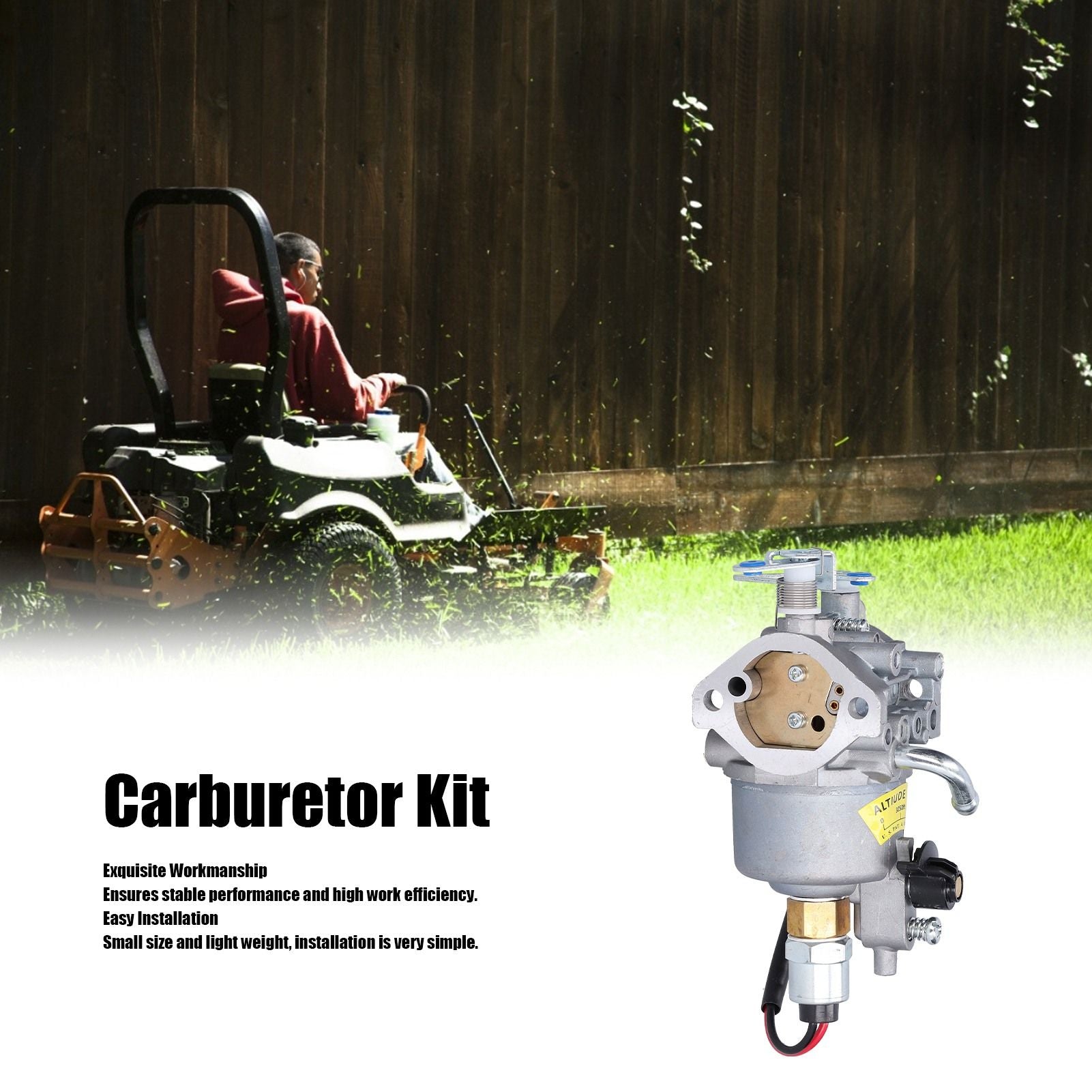 Carburetor Kit Generator Carb Set for Onan Cummins A041D736 A042P619 Microquiet 4000W 4KYFA26100 V1294-YM0523-3111210388811