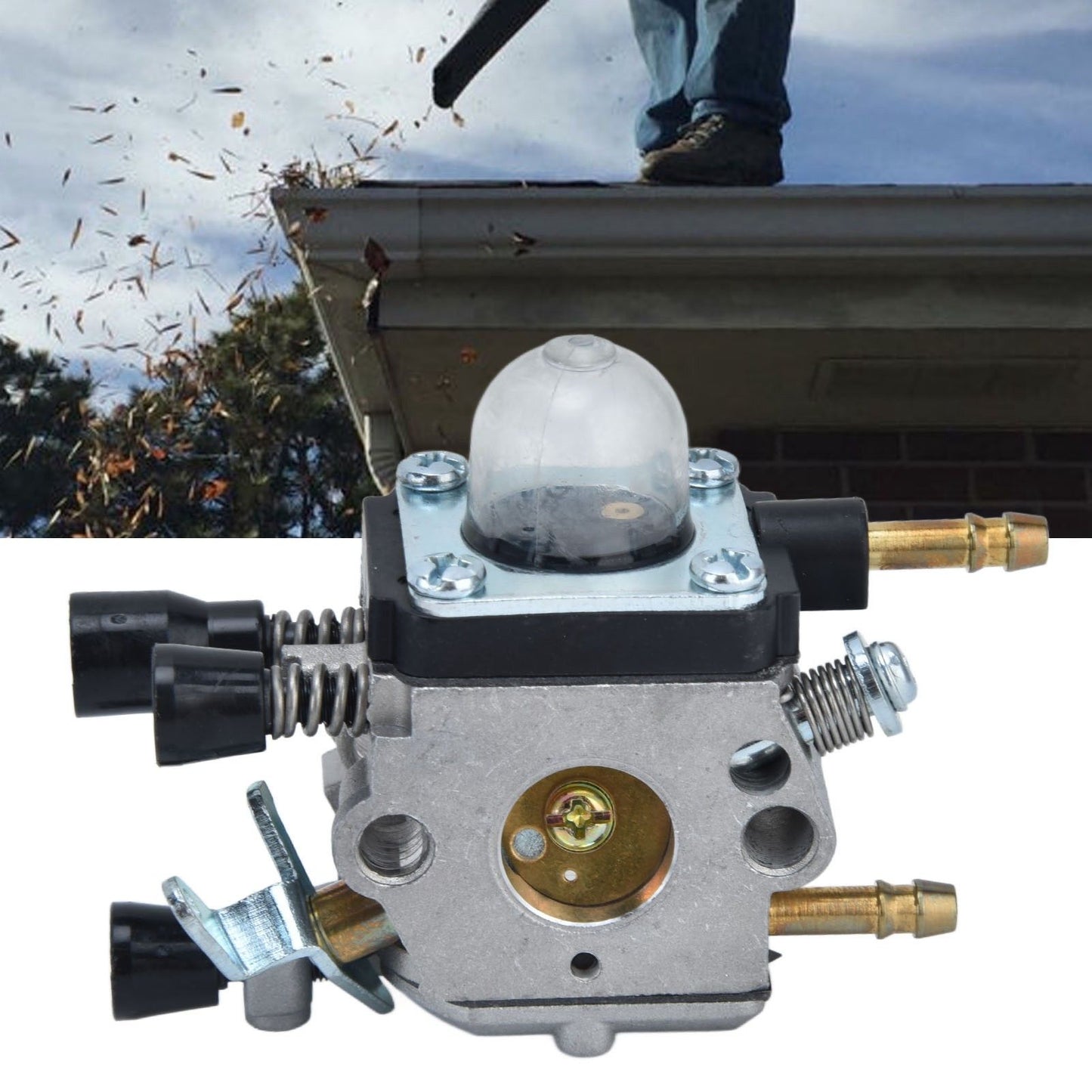 Leaf Blower Carburetor with Adjustment Service Kit 4229 1200 606 for Stihl BG45 BG46 BG55 BG65 BR45C SH55 SH85 V1294-YM0523-3111210390111