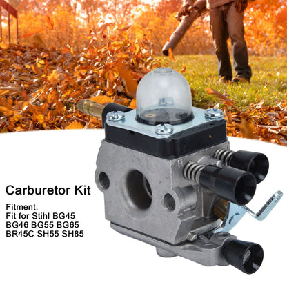 Leaf Blower Carburetor with Adjustment Service Kit 4229 1200 606 for Stihl BG45 BG46 BG55 BG65 BR45C SH55 SH85 V1294-YM0523-3111210390111