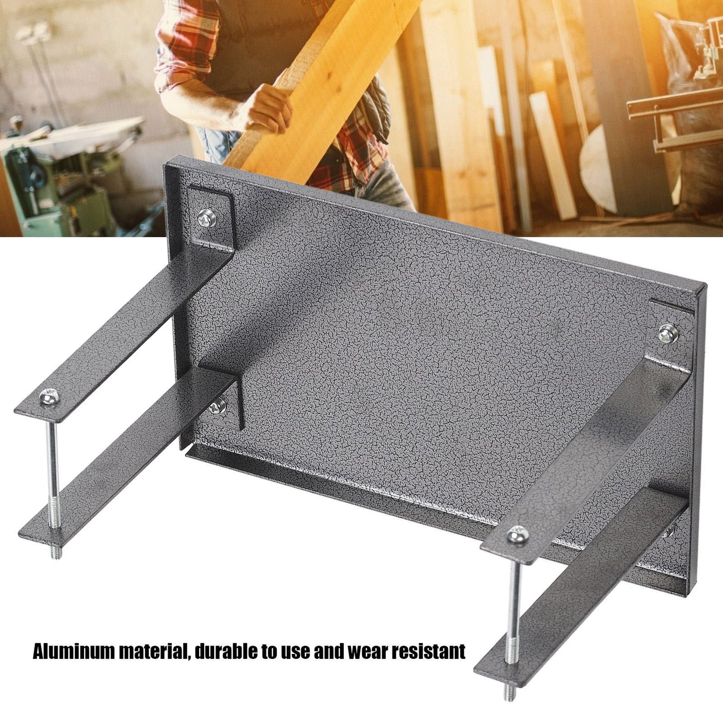 Electric Planer Stand Set Multifunction Aluminum Flip Planer Shelf Bracket Woodworking Accessory V1294-YM0523-3111210390411