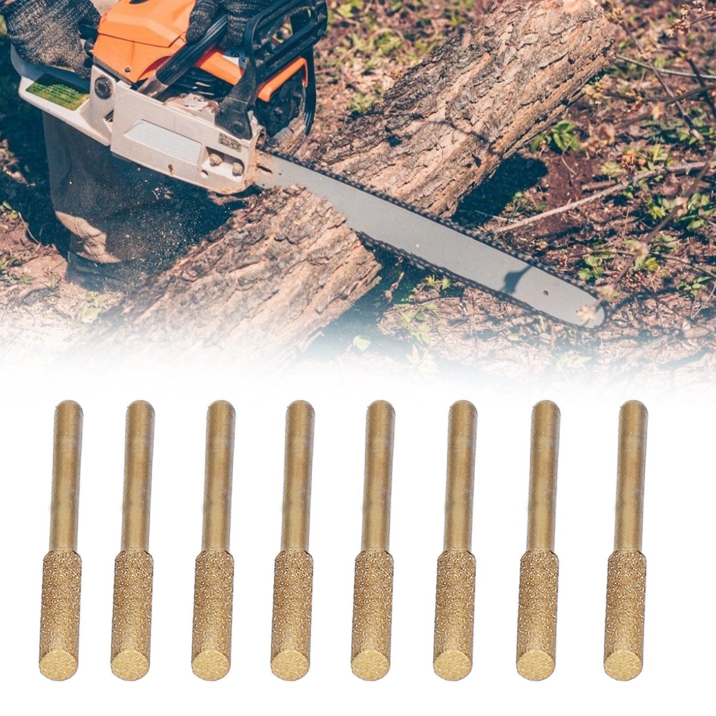 8Pcs Electric Saw Sharpener Easy Installation High Efficiency Metal Polishing Tools for Wood Mold4mm V1294-YM0523-3111210391111