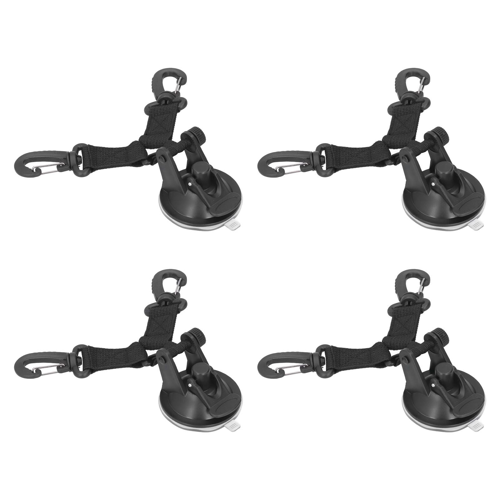 4PCS Suction Cup Anchor Multipurpose Heavy Duty Camping Tent Suction Cup Outdoor Double Head Securing Hook V1294-YM0523-3111210391611