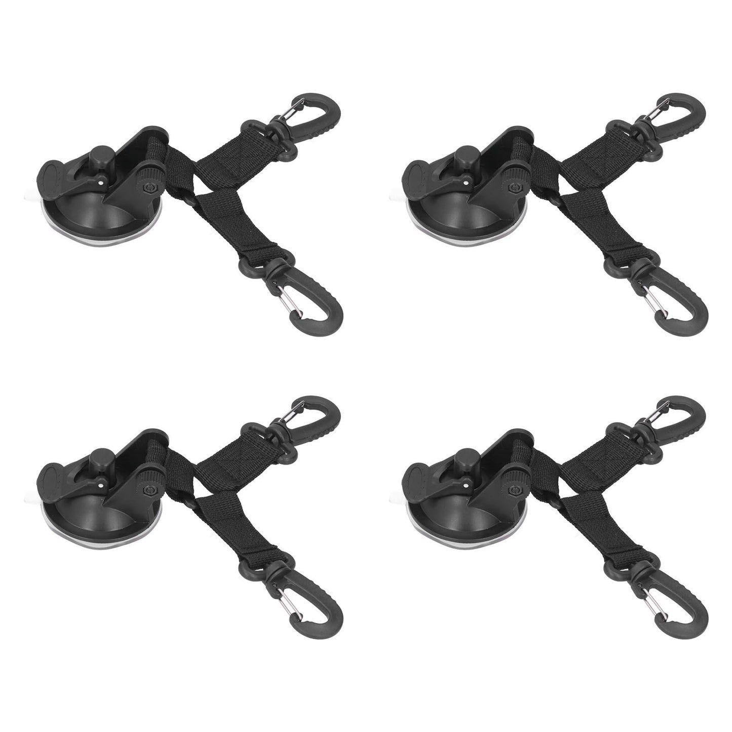 4PCS Suction Cup Anchor Multipurpose Heavy Duty Camping Tent Suction Cup Outdoor Double Head Securing Hook V1294-YM0523-3111210391611