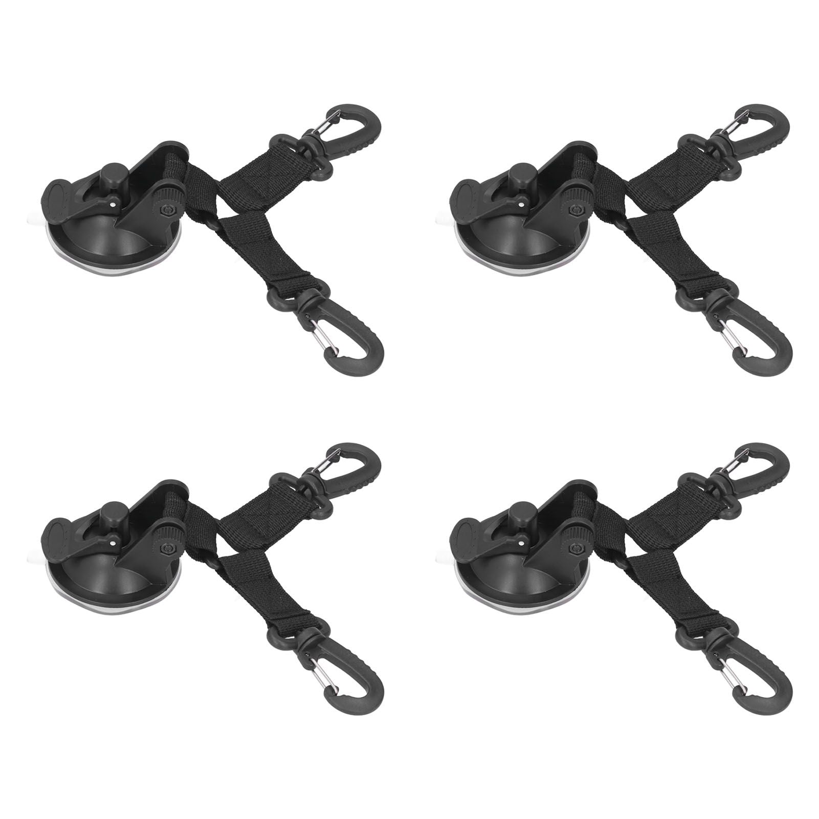 4PCS Suction Cup Anchor Multipurpose Heavy Duty Camping Tent Suction Cup Outdoor Double Head Securing Hook V1294-YM0523-3111210391611