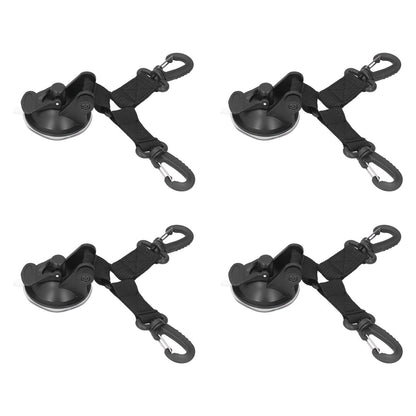 4PCS Suction Cup Anchor Multipurpose Heavy Duty Camping Tent Suction Cup Outdoor Double Head Securing Hook V1294-YM0523-3111210391611