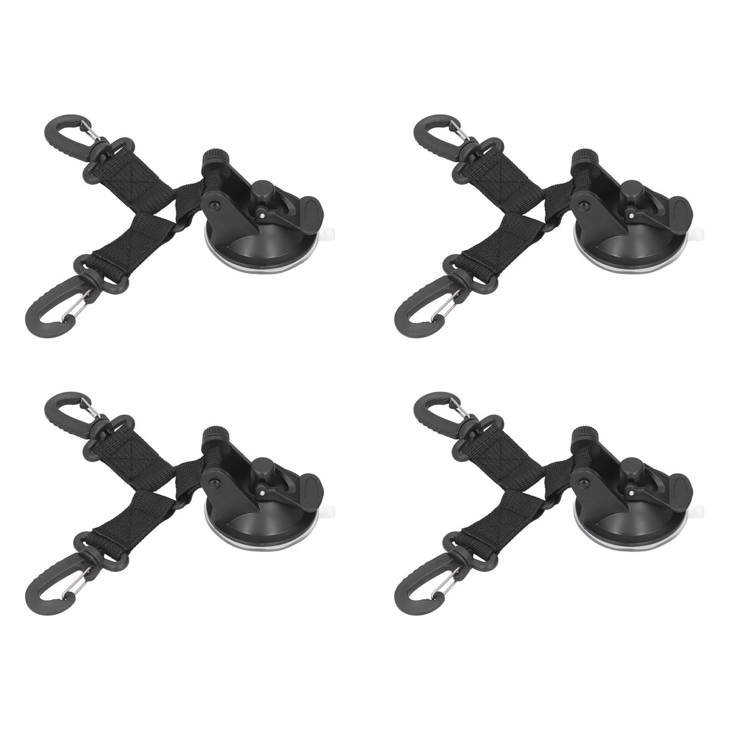 4PCS Suction Cup Anchor Multipurpose Heavy Duty Camping Tent Suction Cup Outdoor Double Head Securing Hook V1294-YM0523-3111210391611