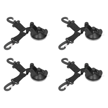 4PCS Suction Cup Anchor Multipurpose Heavy Duty Camping Tent Suction Cup Outdoor Double Head Securing Hook V1294-YM0523-3111210391611