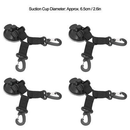 4PCS Suction Cup Anchor Multipurpose Heavy Duty Camping Tent Suction Cup Outdoor Double Head Securing Hook V1294-YM0523-3111210391611