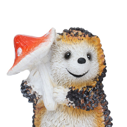 1 Pair Resin Hedgehog Ornament Micro Landscape Animal Decoration for Birthday Bedroom Study V1294-YM0523-3111210393811