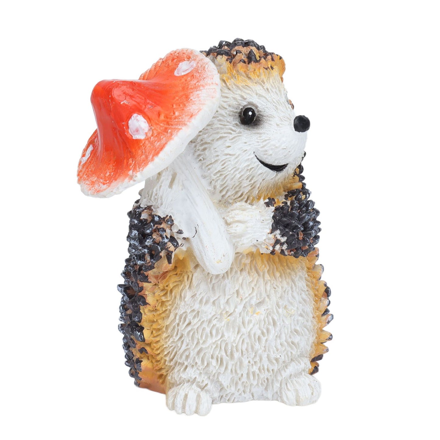 1 Pair Resin Hedgehog Ornament Micro Landscape Animal Decoration for Birthday Bedroom Study V1294-YM0523-3111210393811