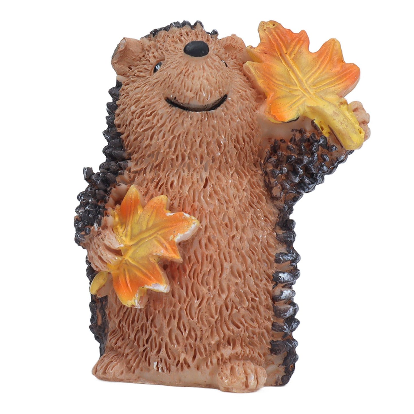1 Pair Resin Hedgehog Ornament Micro Landscape Animal Decoration for Birthday Bedroom Study V1294-YM0523-3111210393811