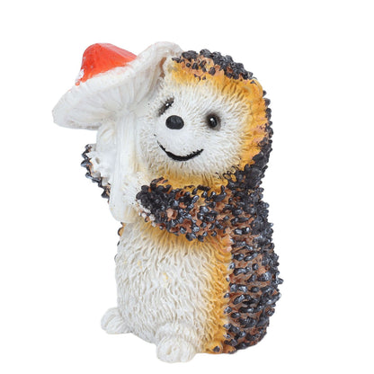 1 Pair Resin Hedgehog Ornament Micro Landscape Animal Decoration for Birthday Bedroom Study V1294-YM0523-3111210393811