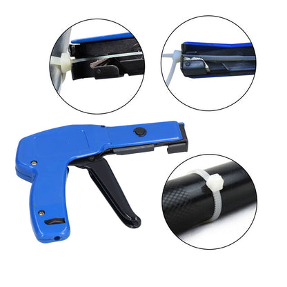 Cable Tie Gun Stainless Steel 2.2-4.8mm Auto Nylon Cutting Fastening Tool HS-600A V1294-YM0523-3111210394311