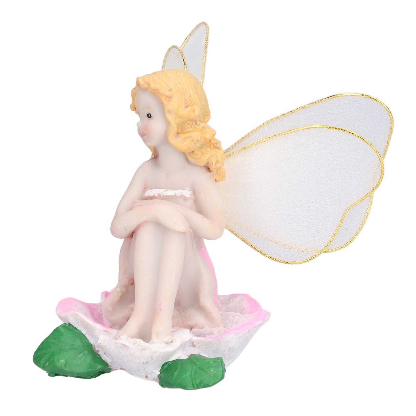 4Pcs Flower Fairies Figurines Statue Garden Home Ornament Resin Model Miniature Landscape Decor V1294-YM0523-3111210394411