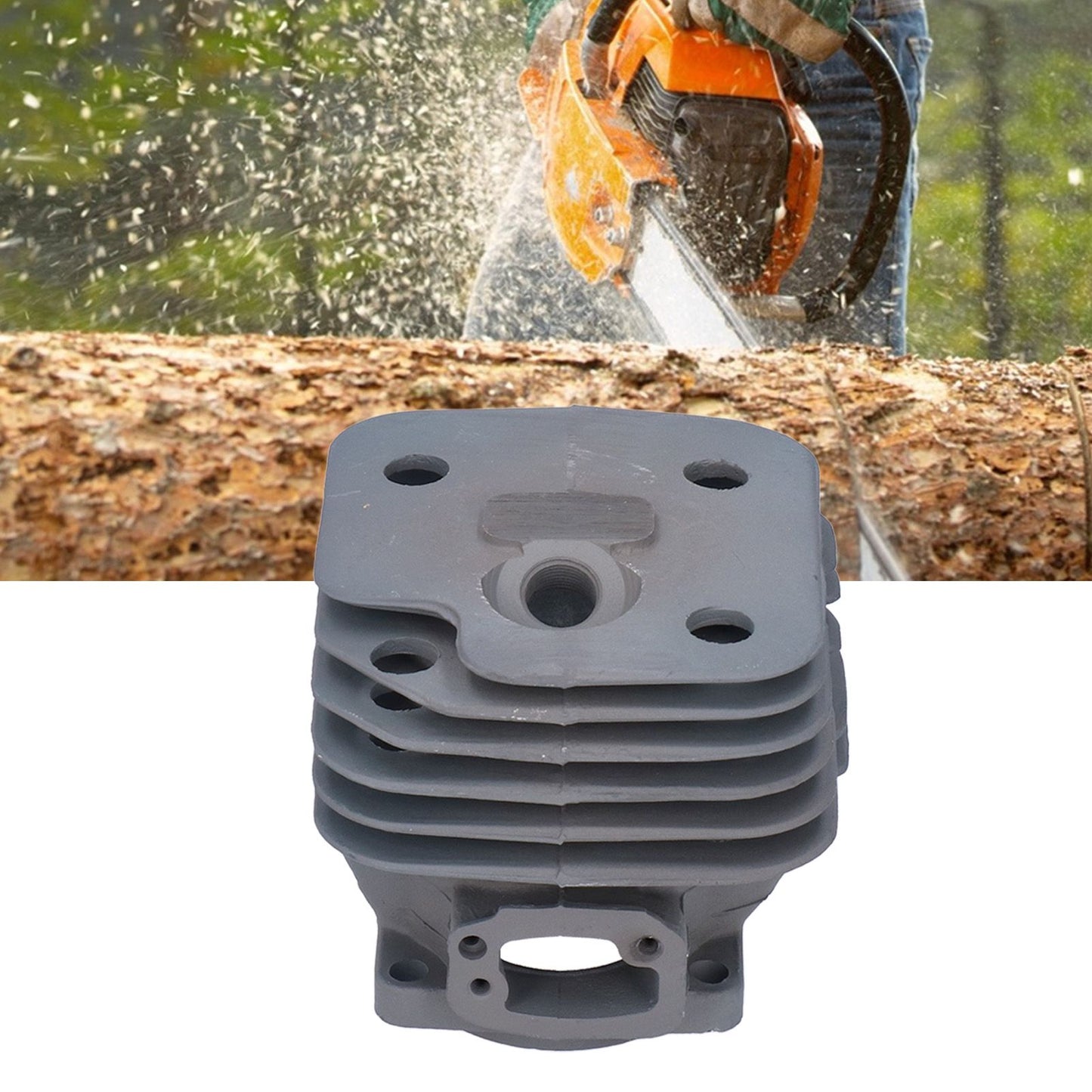 Wear Resistant Cylinder Piston Kit Chainsaw Accessory 52mm Fit for Husqvarna 61 268 272 272XP V1294-YM0523-3111210395411