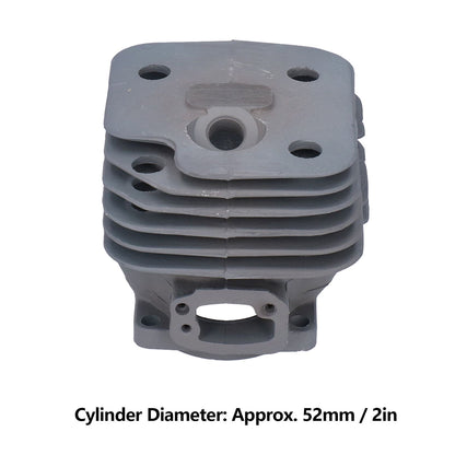 Wear Resistant Cylinder Piston Kit Chainsaw Accessory 52mm Fit for Husqvarna 61 268 272 272XP V1294-YM0523-3111210395411