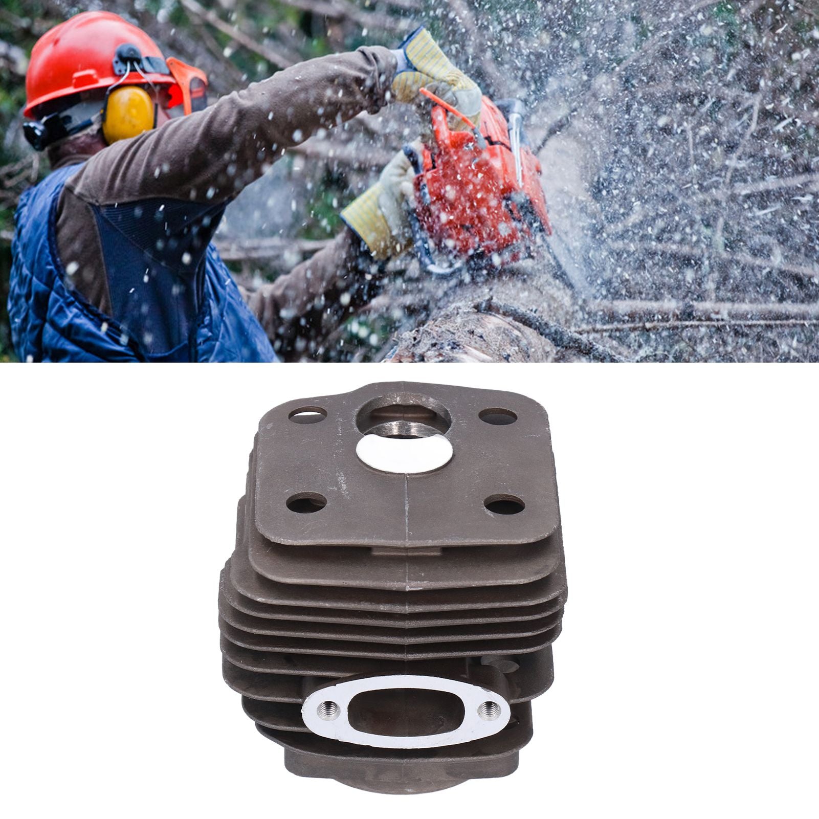 Cylinder Piston Kit Spark Plug Chainsaw Accessory Air Filter Fit for Husqvarna 288 288XP 281 181 V1294-YM0523-3111210396011