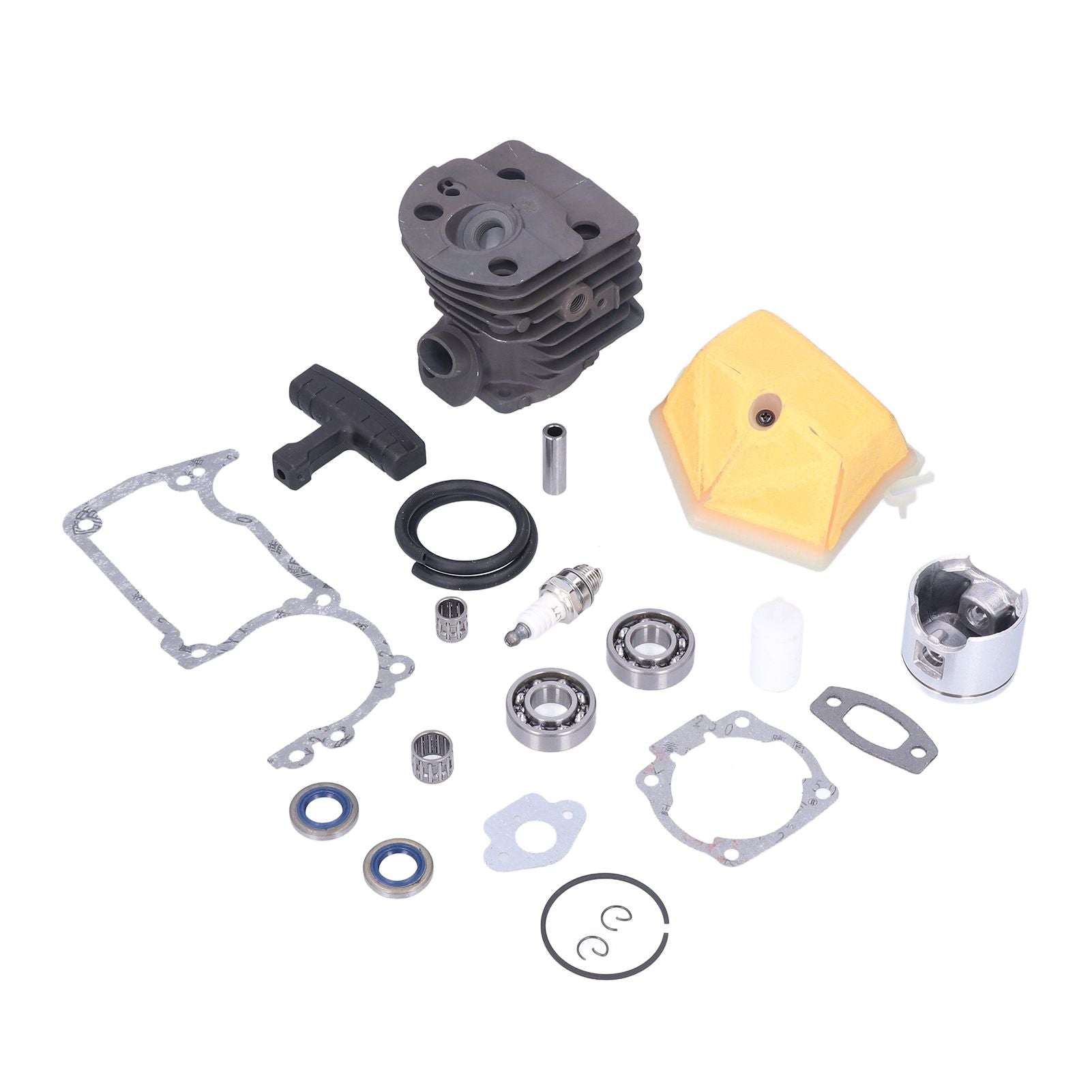 46mm Cylinder Piston Spark Plug Fuel Filter Kit Garden Chainsaw Accessory Fit for Husqvarna 55 51 V1294-YM0523-3111210396111