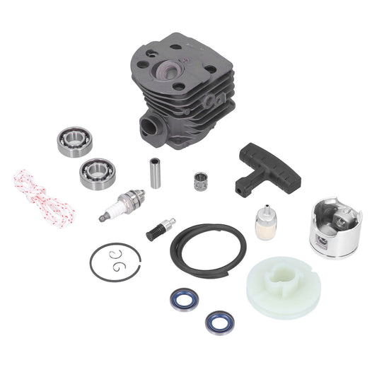 46mm Aluminum Cylinder Piston Spark Plug Bearing Gasket Set Fit for Husqvarna 55 51 Chainsaw V1294-YM0523-3111210396211