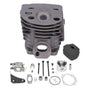 46mm Cylinder Piston Carburetor Spark Plug Gasket Set Replacement Fit for Husqvarna 55 51 Chainsaw V1294-YM0523-3111210396311