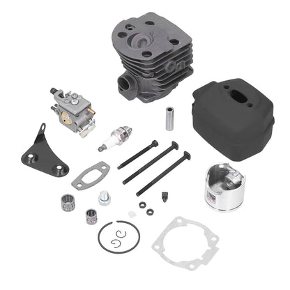 46mm Cylinder Piston Carburetor Spark Plug Gasket Set Replacement Fit for Husqvarna 55 51 Chainsaw V1294-YM0523-3111210396311