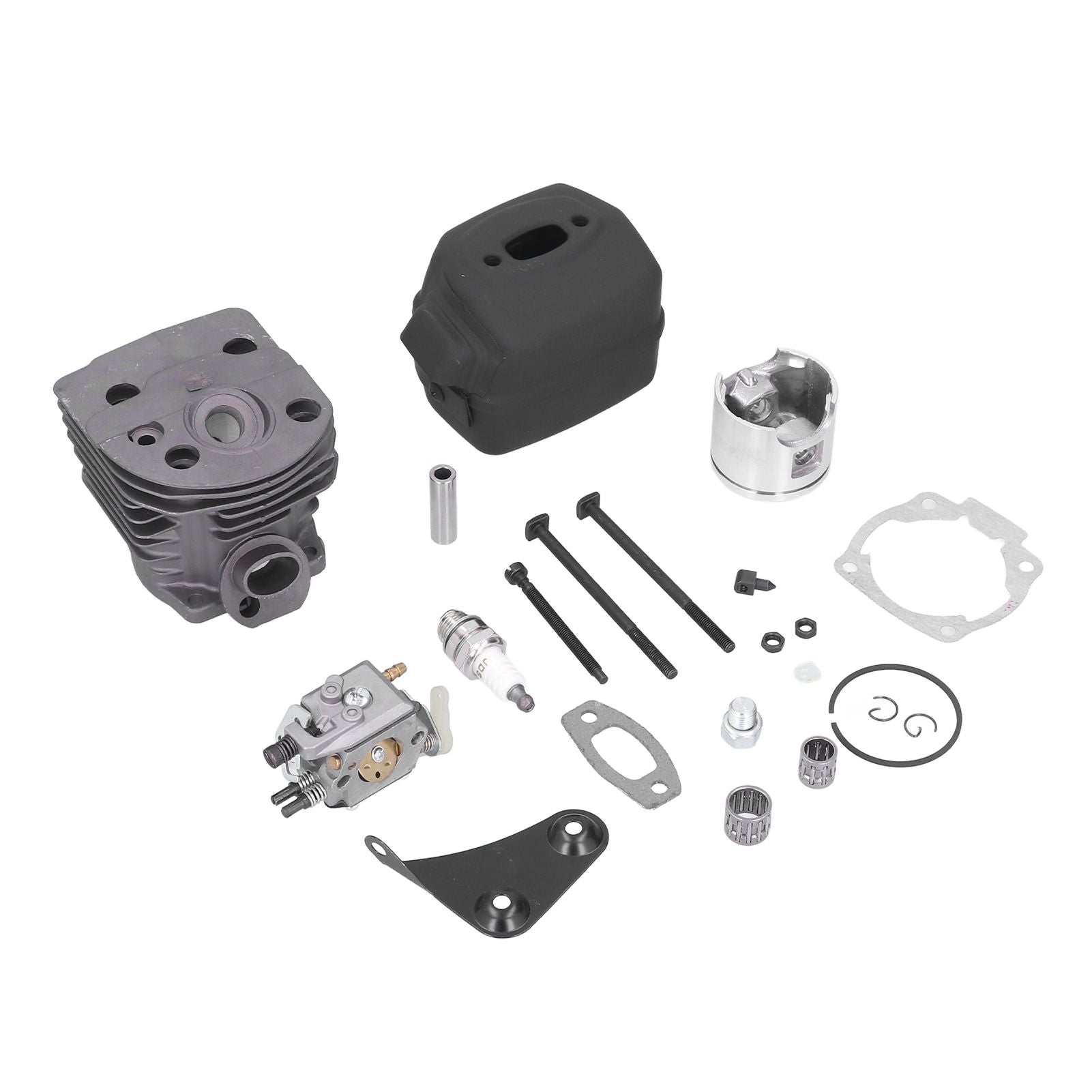 46mm Cylinder Piston Carburetor Spark Plug Gasket Set Replacement Fit for Husqvarna 55 51 Chainsaw V1294-YM0523-3111210396311