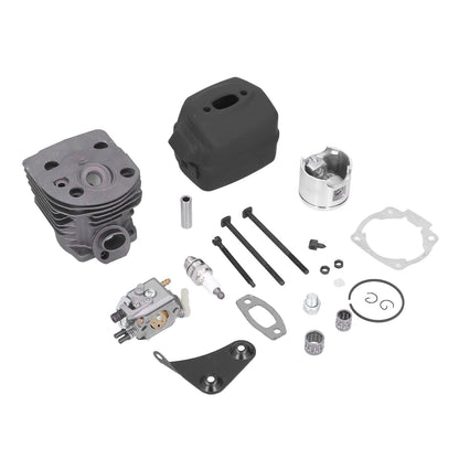 46mm Cylinder Piston Carburetor Spark Plug Gasket Set Replacement Fit for Husqvarna 55 51 Chainsaw V1294-YM0523-3111210396311