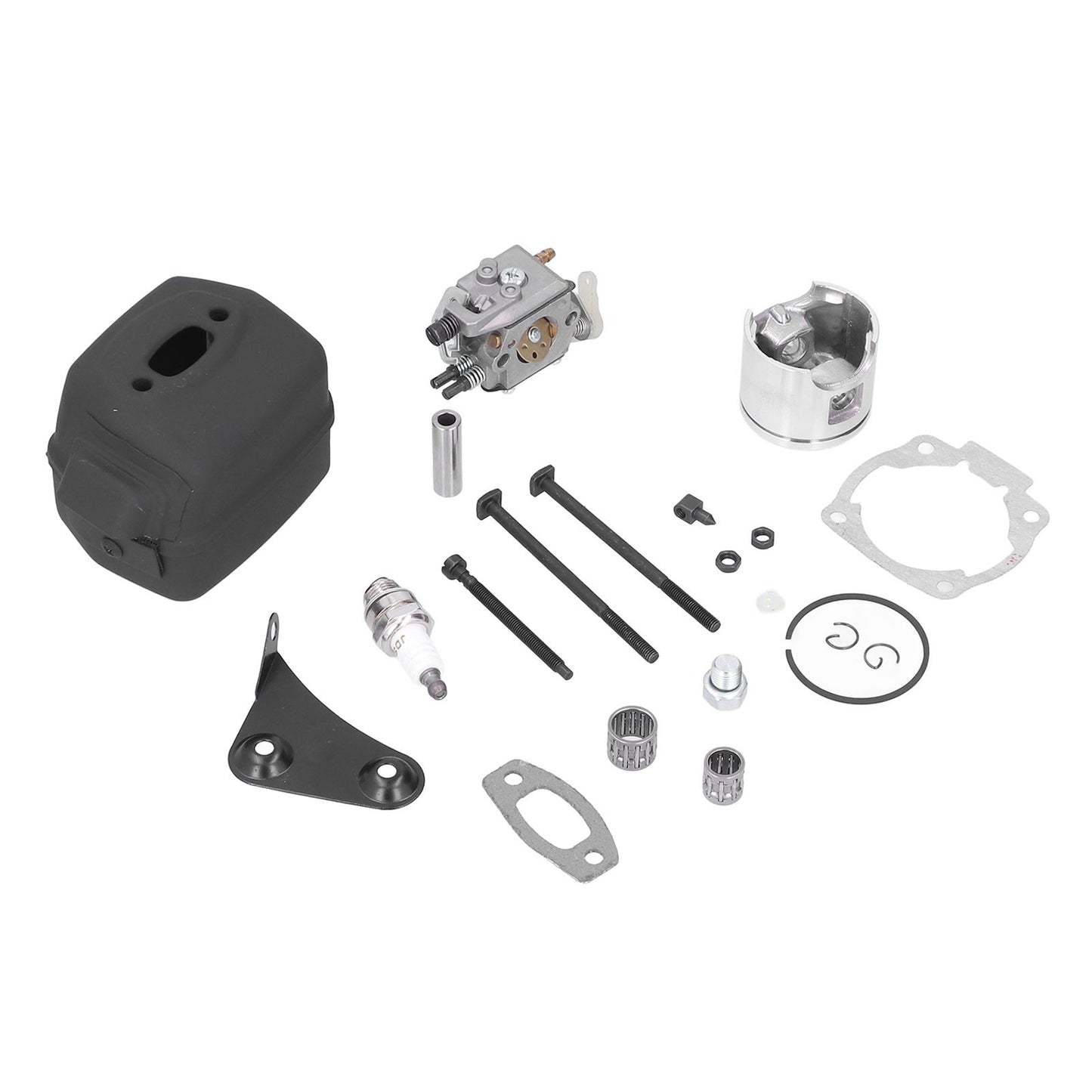 46mm Cylinder Piston Carburetor Spark Plug Gasket Set Replacement Fit for Husqvarna 55 51 Chainsaw V1294-YM0523-3111210396311